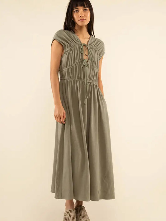 Carmela Ruched Dress