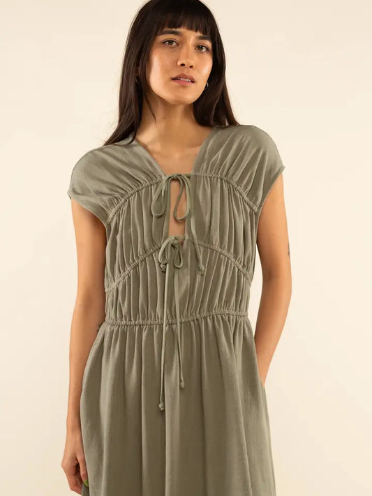 Carmela Ruched Dress